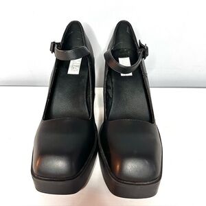 MIA - Ophia, Women’s, Black Chunky Mary Jane Heels, Platform, Size 8.5, NWOT,